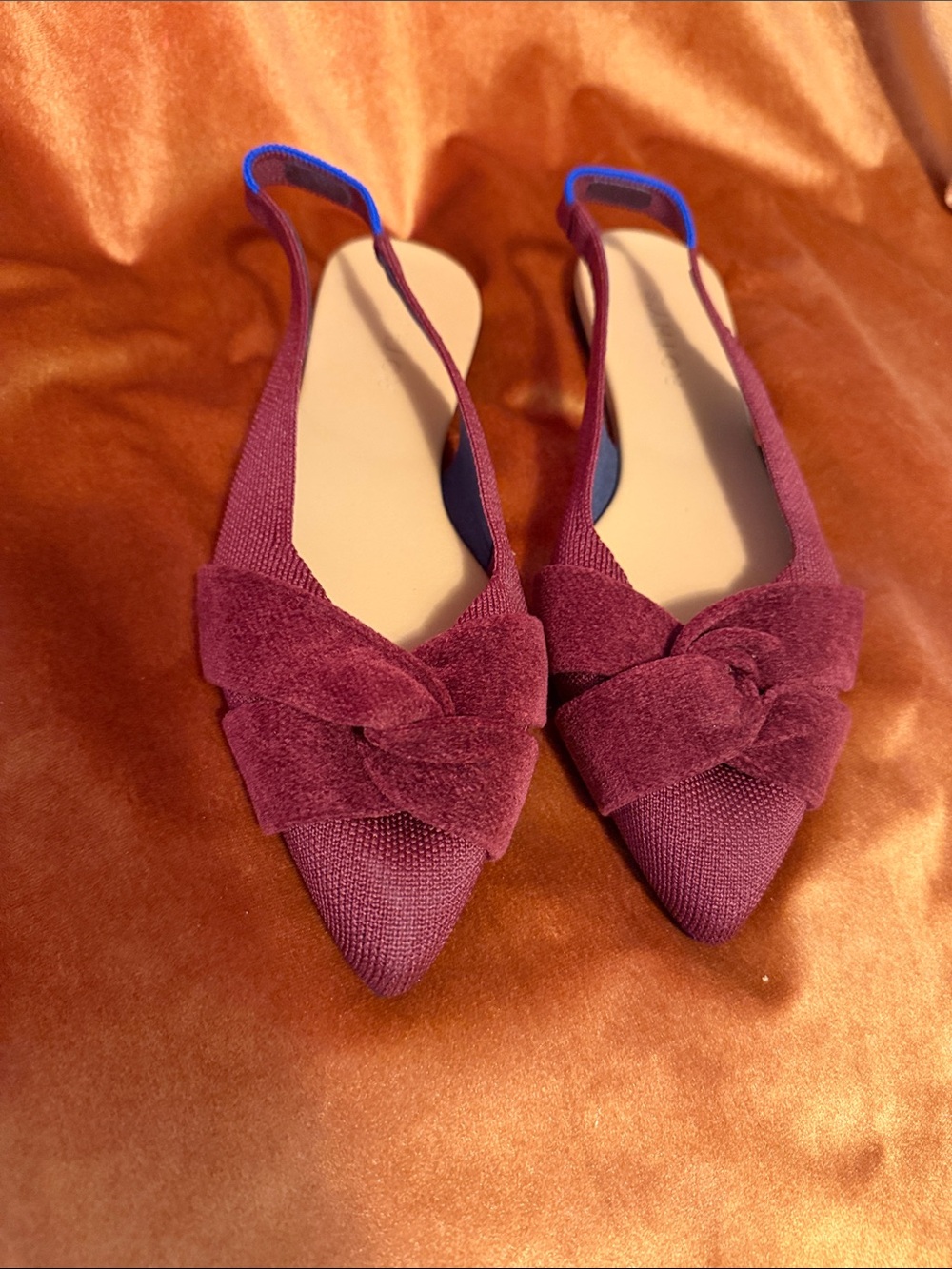 Rothy’s size 9 maroon sling back sling back sandals